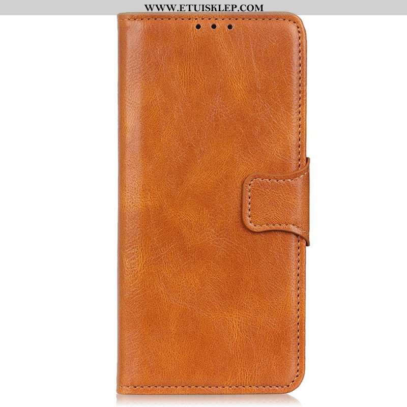 Etui Folio do Honor Magic 5 Lite Stylowe Skórzane Zapięcie Dwustronne